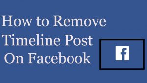 How do i remove timeline from facebook