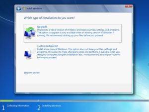 Windows 7 Upgrade Clean Install