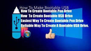 Bootable Pen Drive Windows 7
