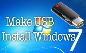 How to Create Windows 7 USB Install