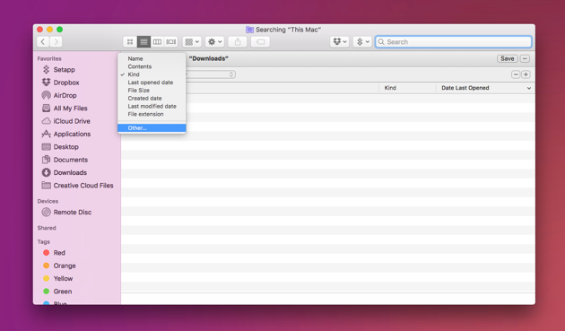 clean up other storage on your Mac